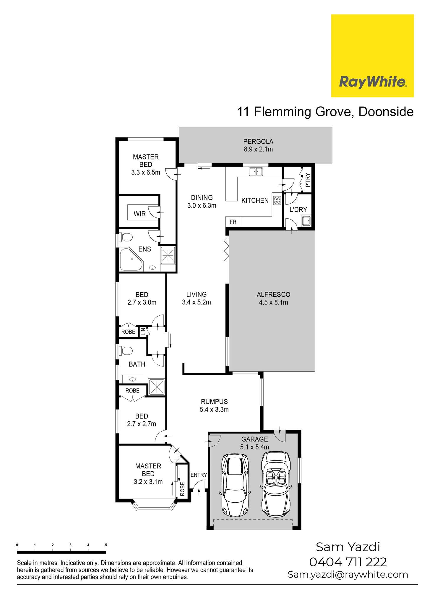 Floorplan of Homely house listing, 11 Flemming Grove, Doonside NSW 2767