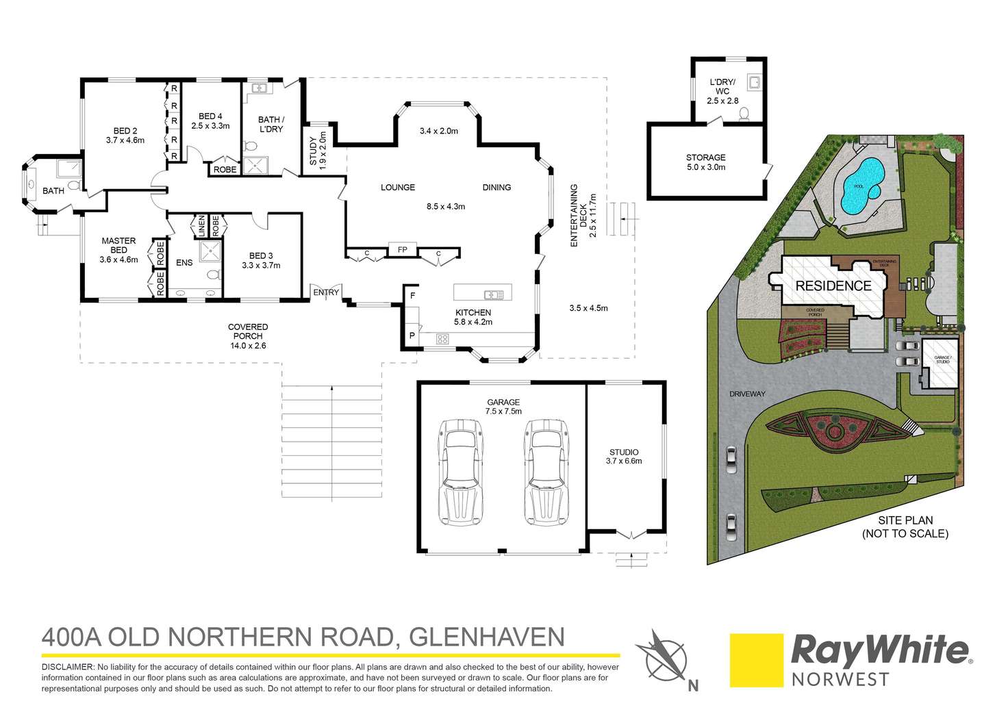 Floorplan of Homely house listing, 400A Old Northern Road, Glenhaven NSW 2156