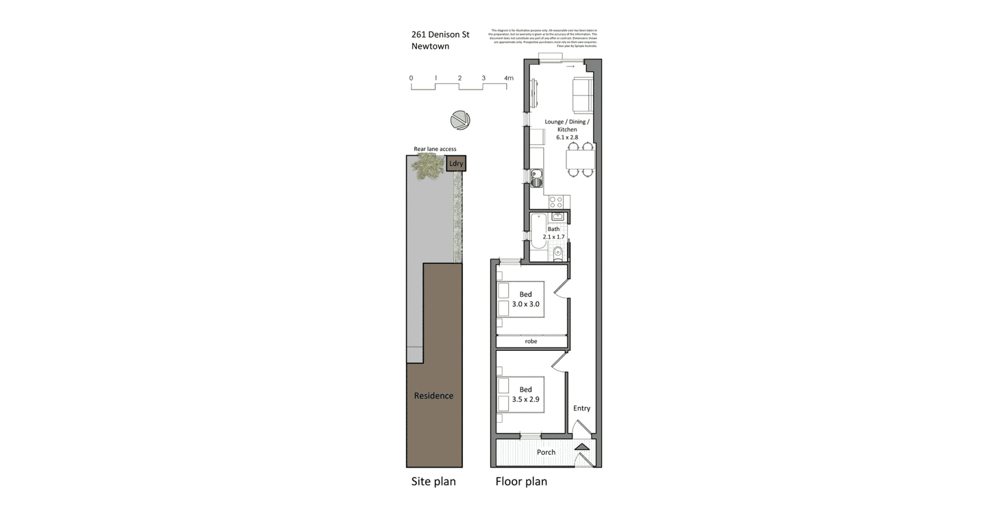 Floorplan of Homely house listing, 261 Denison Street, Newtown NSW 2042
