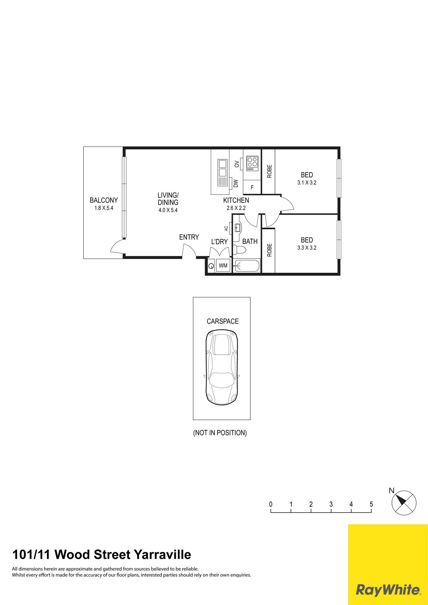 Floorplan of Homely apartment listing, 101/11 Woods Street, Yarraville VIC 3013