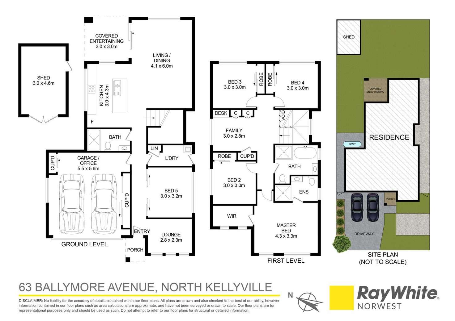 Floorplan of Homely house listing, 63 Ballymore Avenue, North Kellyville NSW 2155
