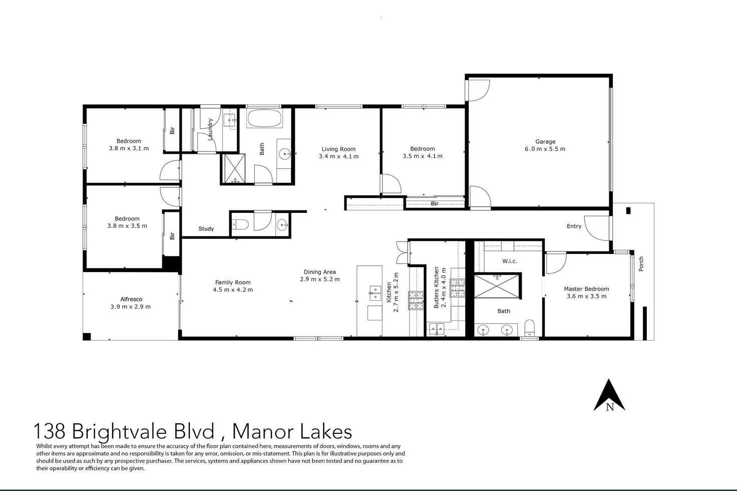 Floorplan of Homely house listing, 138 Brightvale Boulevard, Wyndham Vale VIC 3024