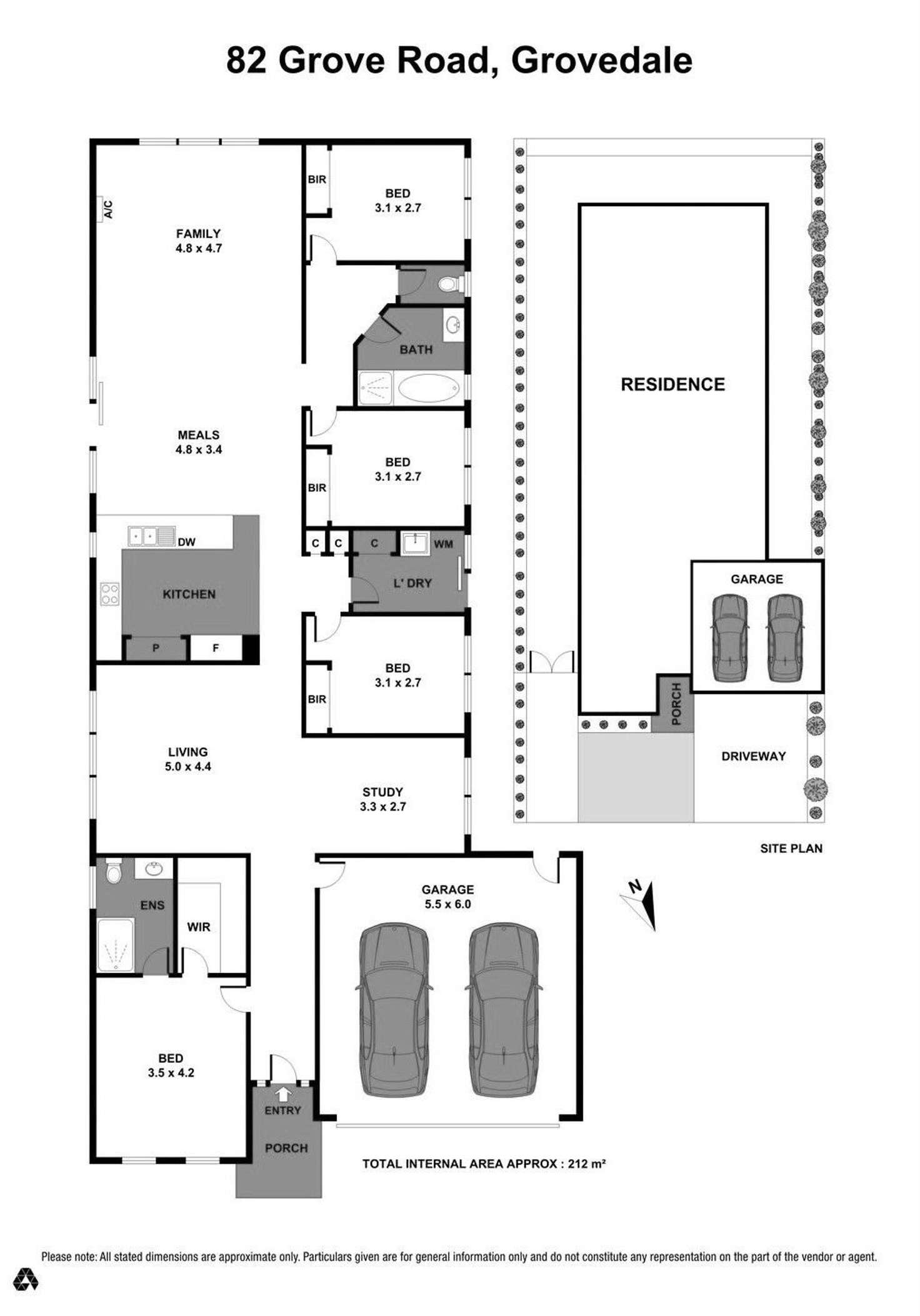 Floorplan of Homely house listing, 82 Grove Road, Grovedale VIC 3216