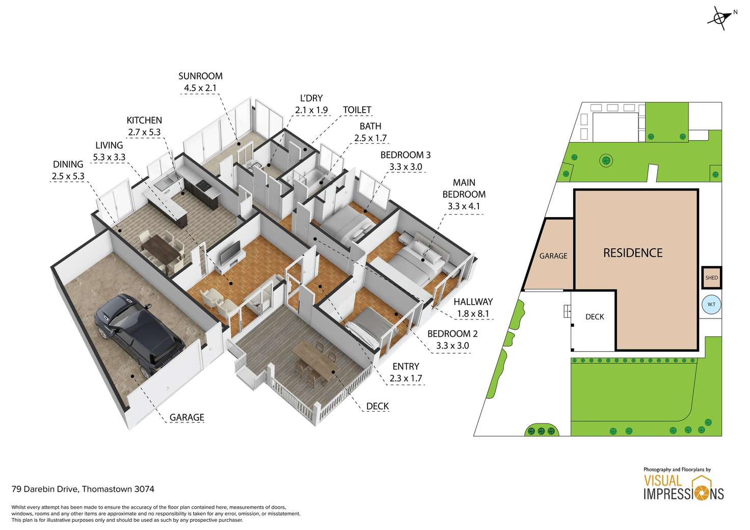 Floorplan of Homely house listing, 79 Darebin Drive, Thomastown VIC 3074