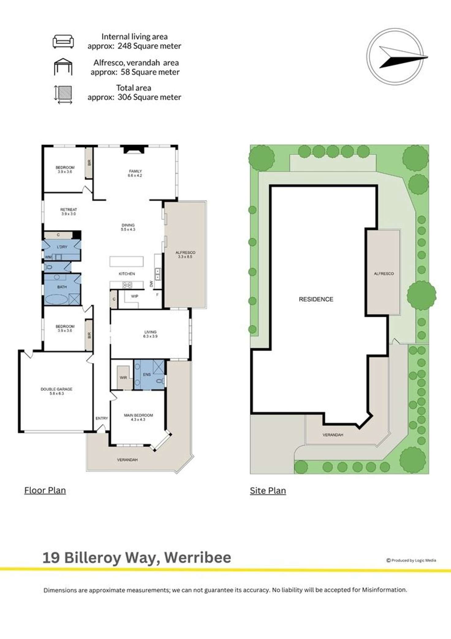 Floorplan of Homely house listing, 19 Billeroy Way, Werribee VIC 3030