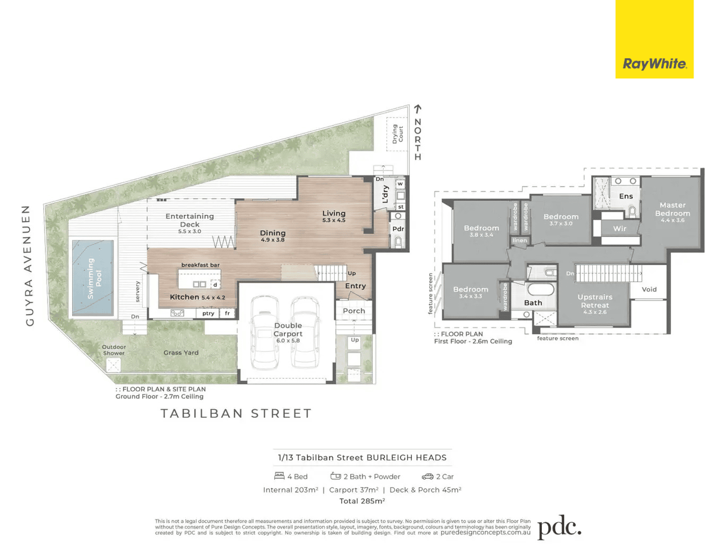 Floorplan of Homely house listing, 1/13 Tabilban Street, Burleigh Heads QLD 4220