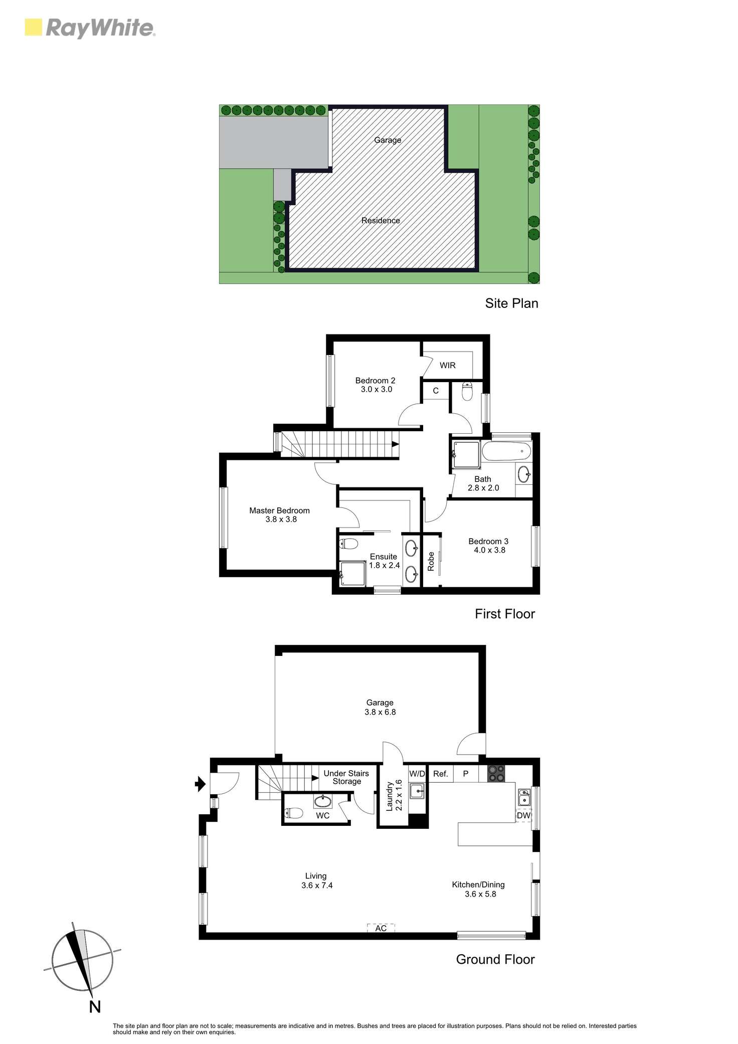 Floorplan of Homely townhouse listing, 1B Campbell Street, Frankston VIC 3199