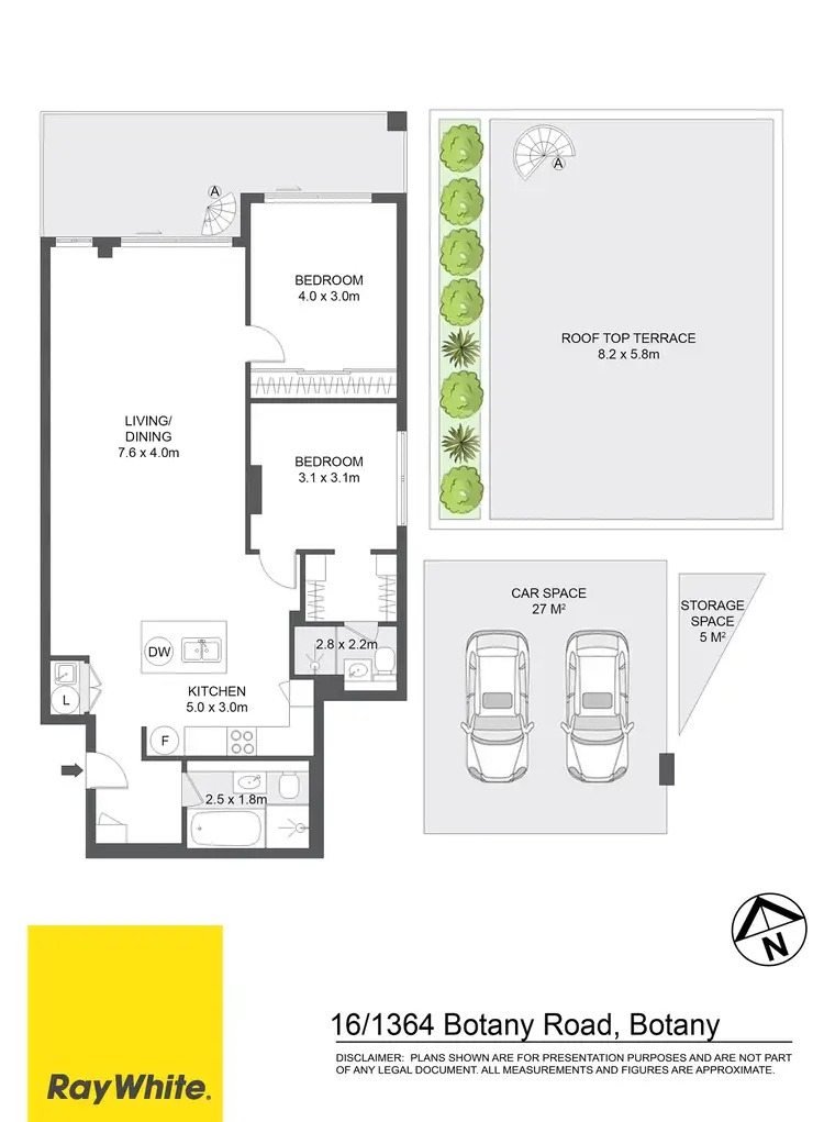 Floorplan of Homely apartment listing, 16/1364 Botany Road, Botany NSW 2019