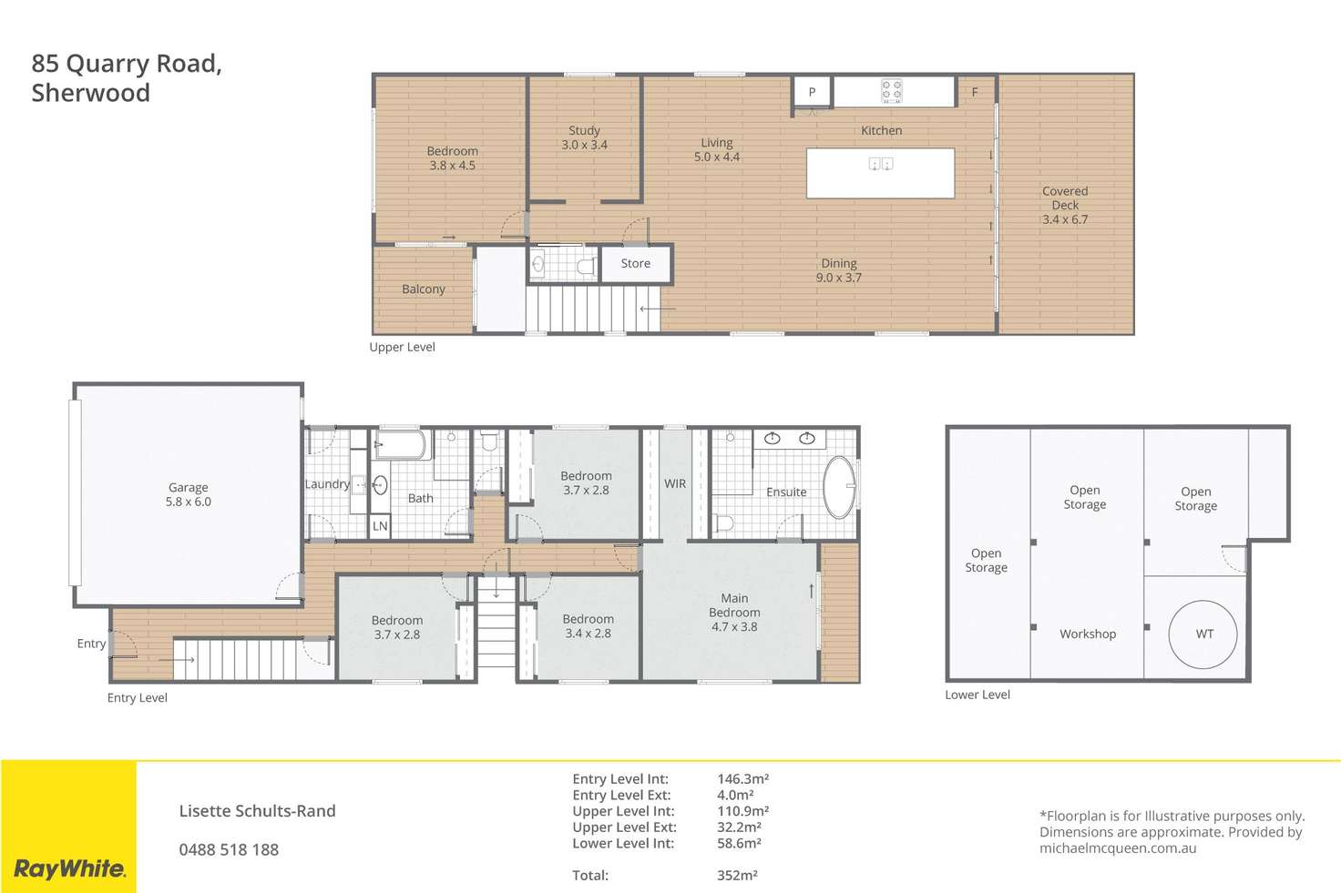 Floorplan of Homely house listing, 85 Quarry Road, Sherwood QLD 4075