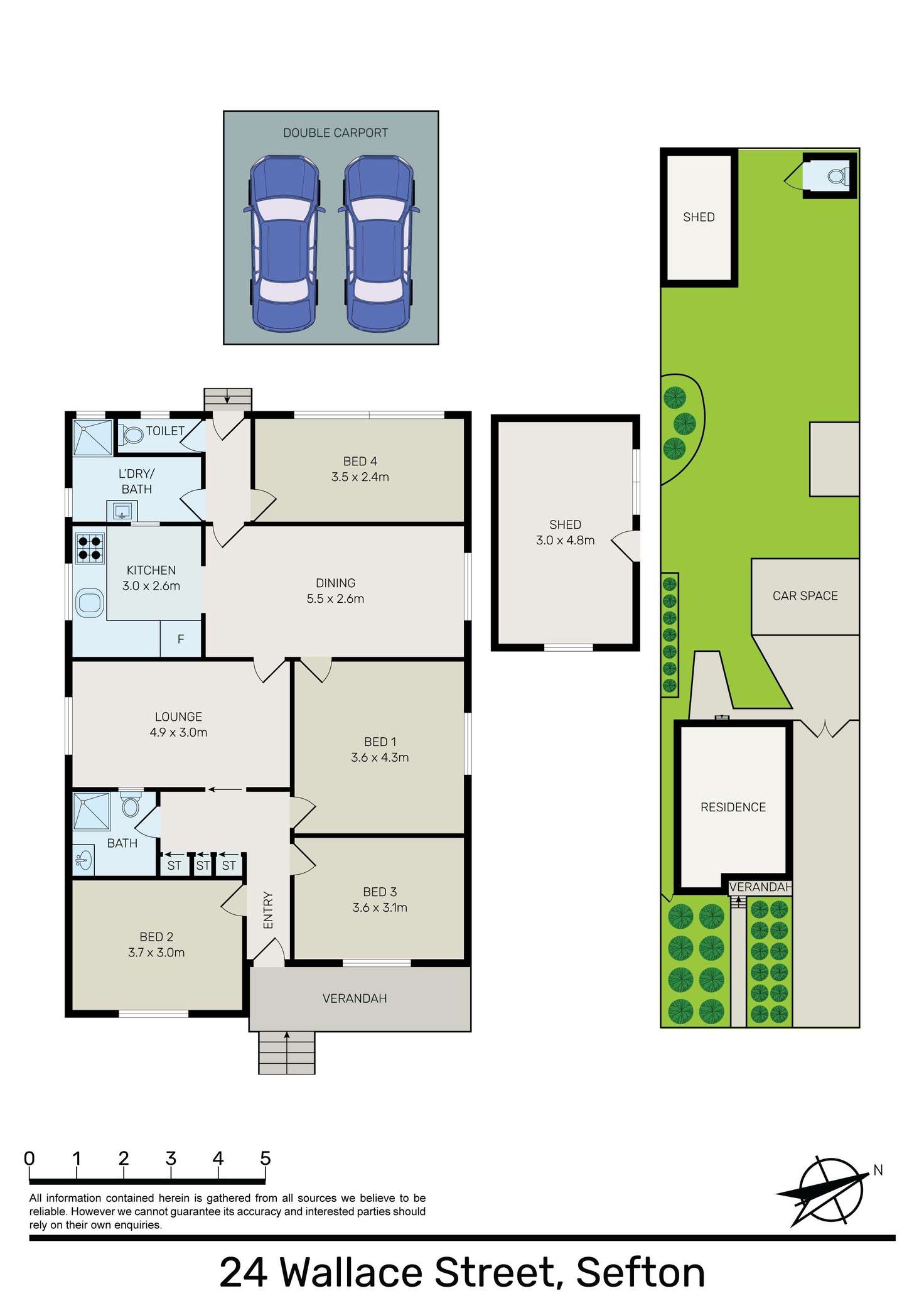 Floorplan of Homely house listing, 24 Wallace Street, Sefton NSW 2162