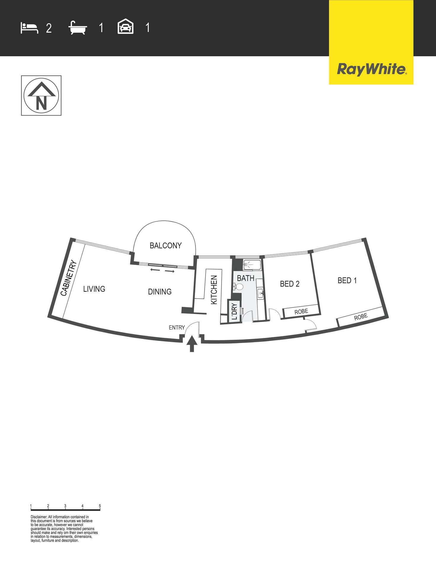 Floorplan of Homely apartment listing, 606/2 Marcus Clarke Street, City ACT 2601