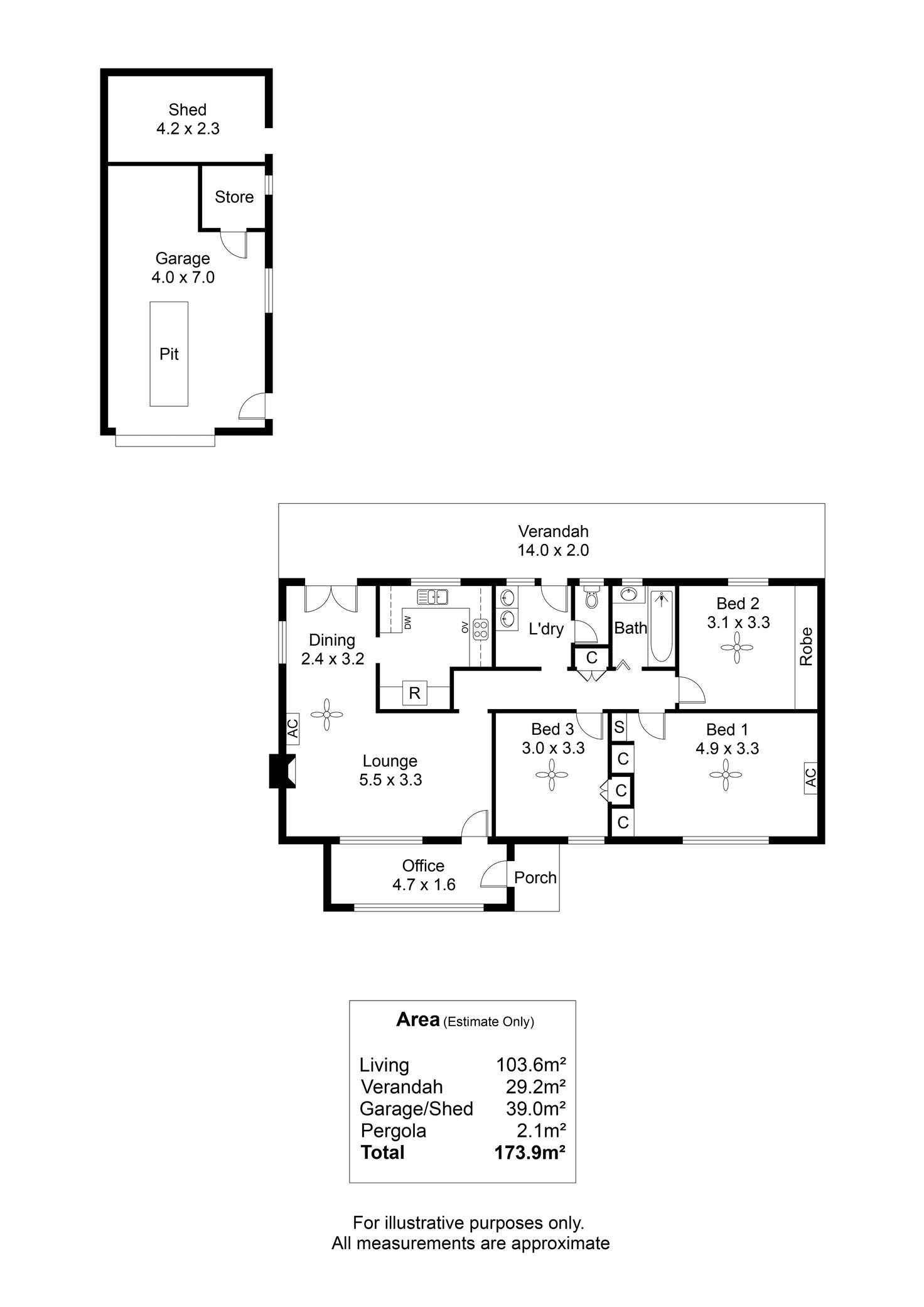 Floorplan of Homely house listing, 15 Calendar Place, Woodville West SA 5011