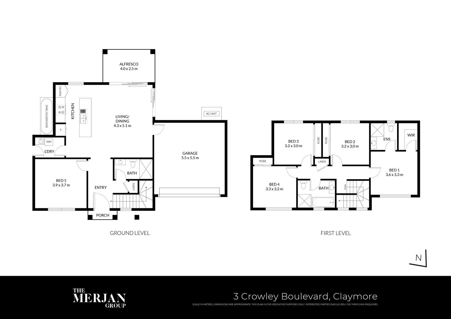 Floorplan of Homely house listing, 3 Crowley Boulevard, Claymore NSW 2559