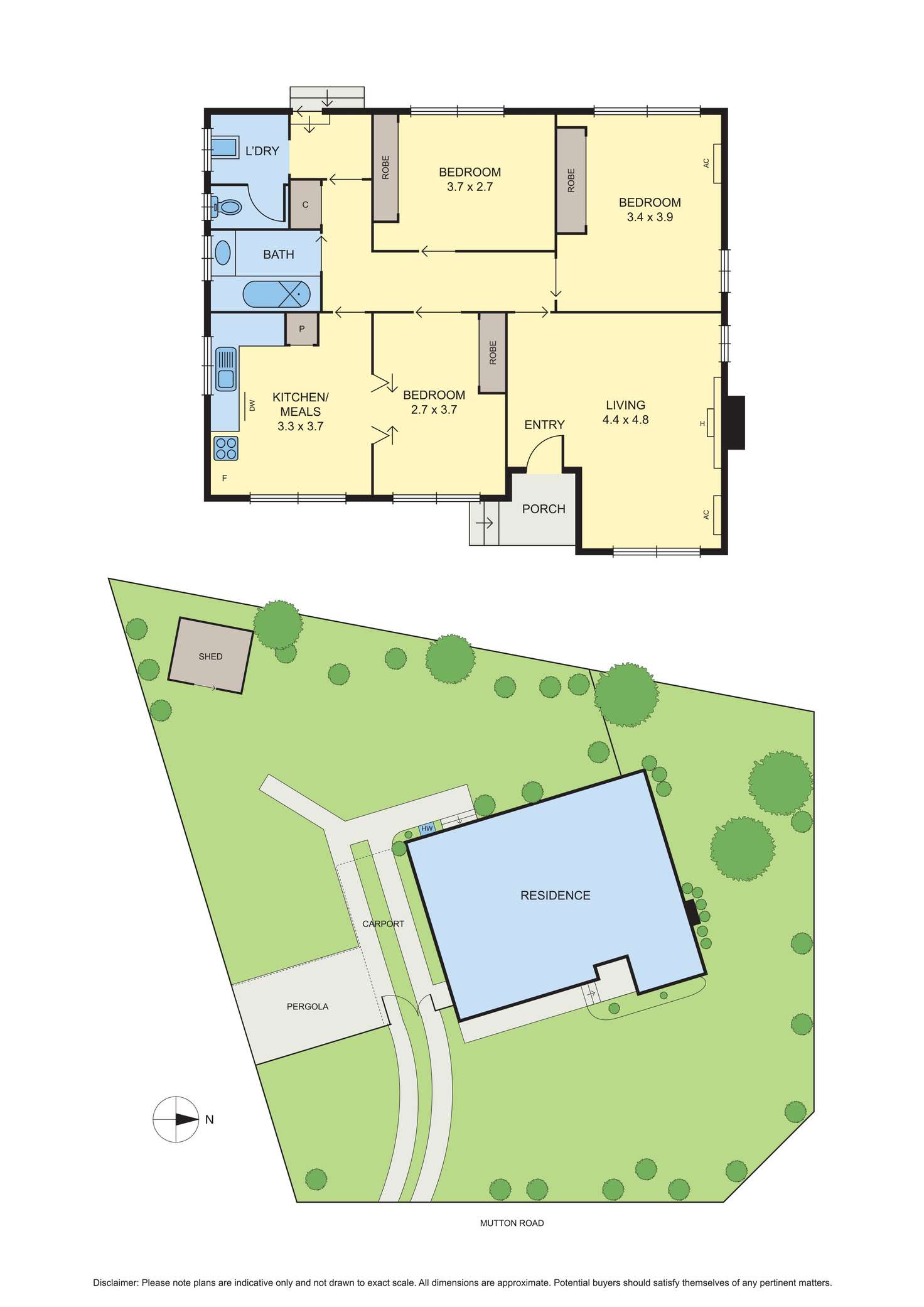 Floorplan of Homely house listing, 1 Yungera Street, Fawkner VIC 3060