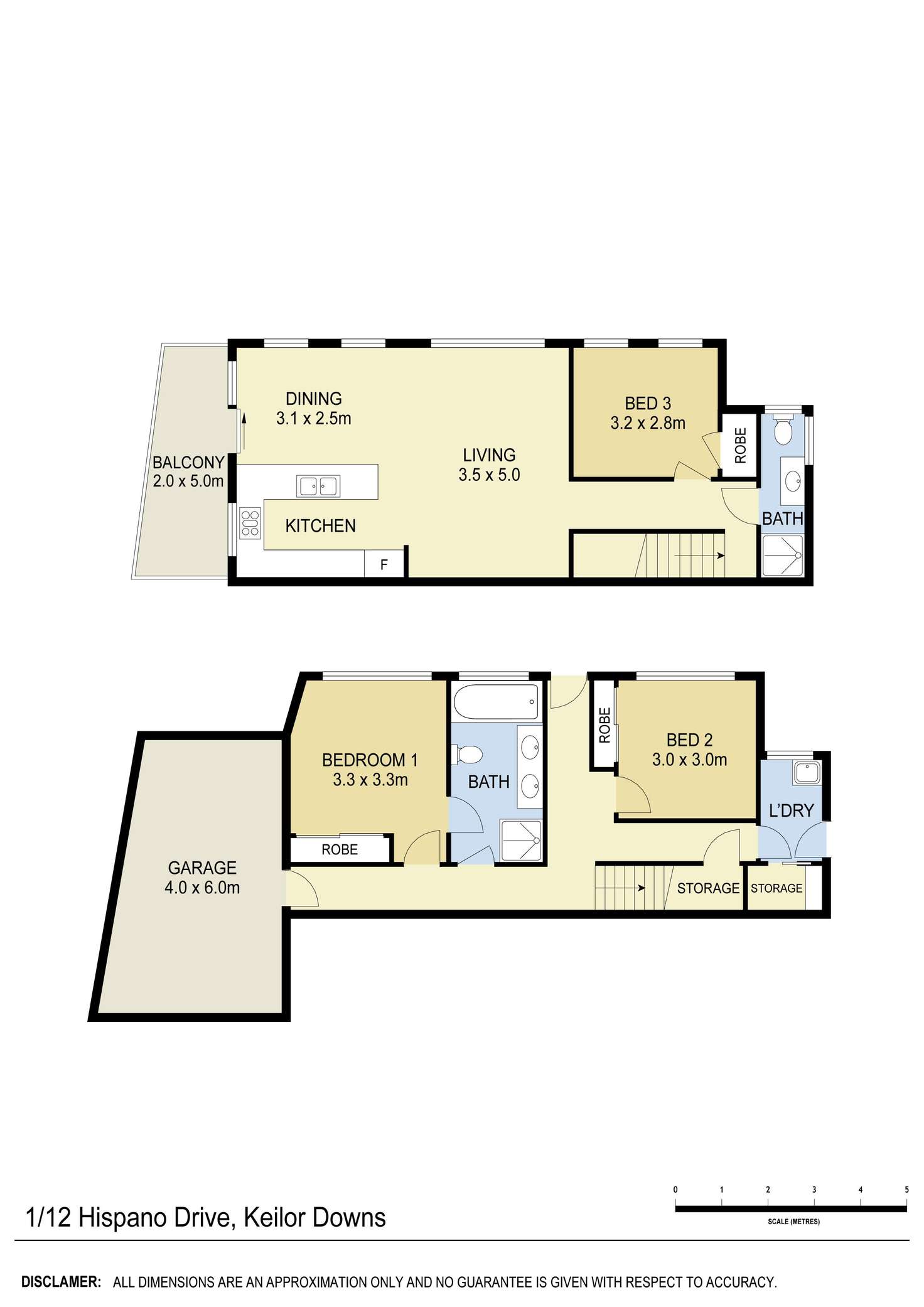 Floorplan of Homely house listing, 12 Hispano Drive, Keilor Downs VIC 3038