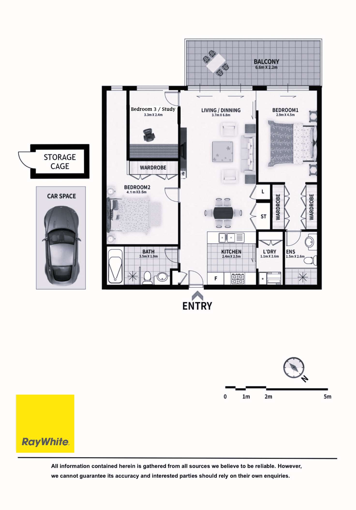 Floorplan of Homely apartment listing, 706B/3 Timbrol Avenue, Rhodes NSW 2138