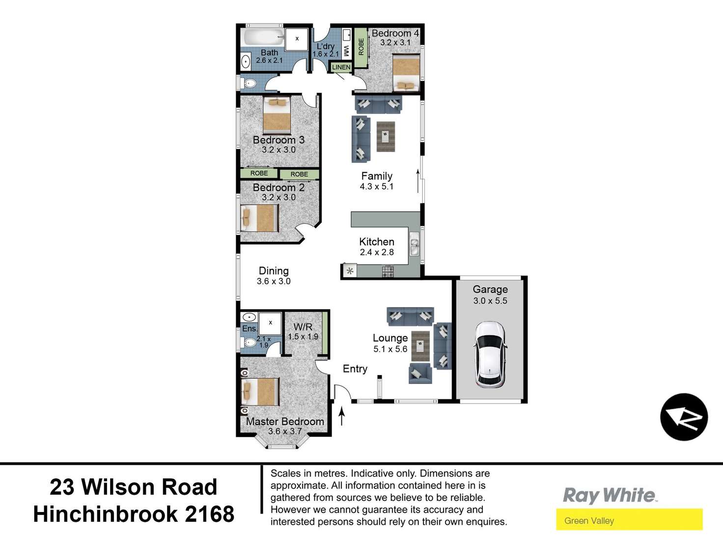 Floorplan of Homely house listing, 23 Wilson Road, Hinchinbrook NSW 2168