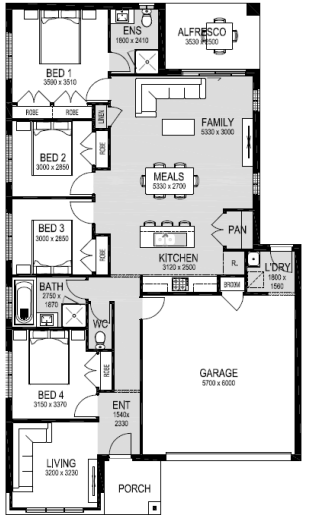 Floorplan of Homely house listing, 19 Rosemary Street, Greenbank QLD 4124