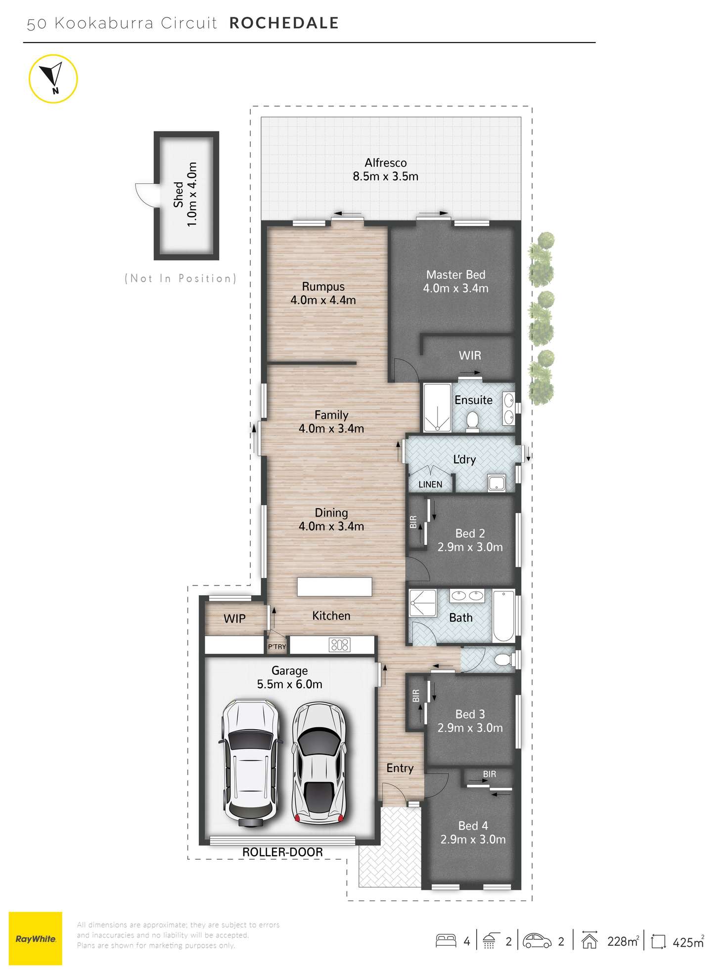 Floorplan of Homely house listing, 50 Kookaburra Circuit, Rochedale QLD 4123