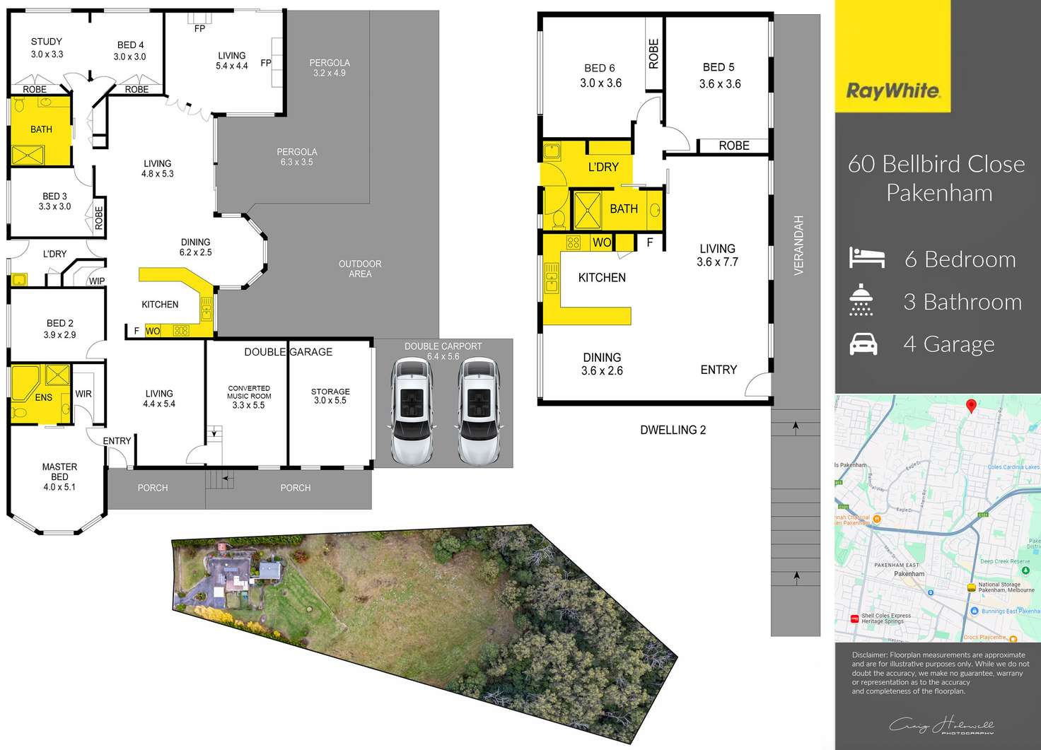 Floorplan of Homely house listing, 60 Bellbird Close, Pakenham VIC 3810