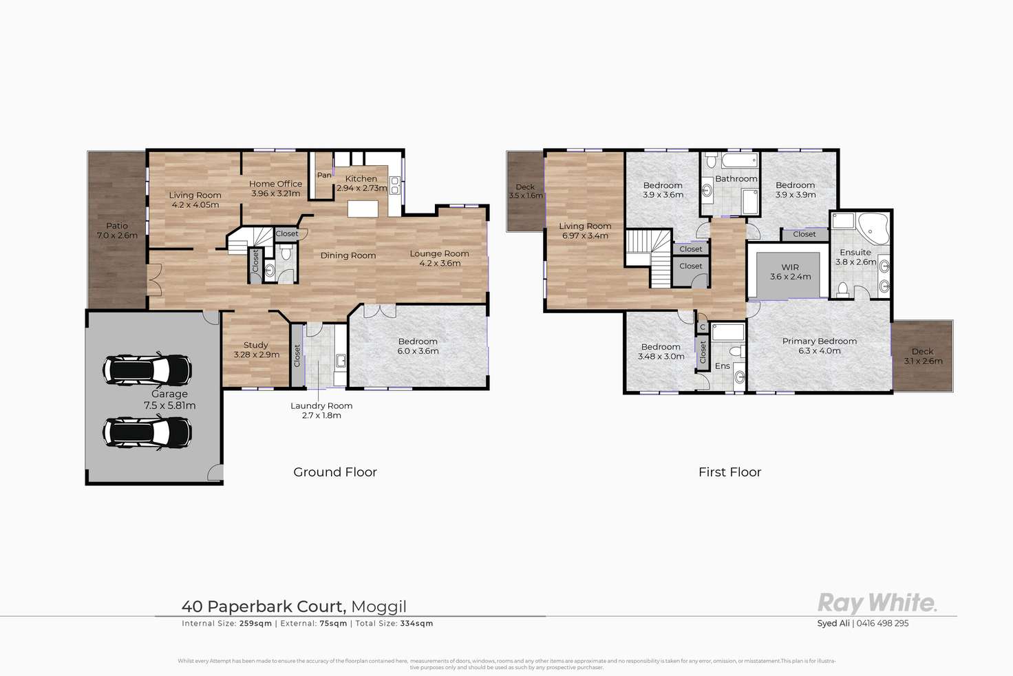 Floorplan of Homely house listing, 40 Paperbark Circuit, Moggill QLD 4070