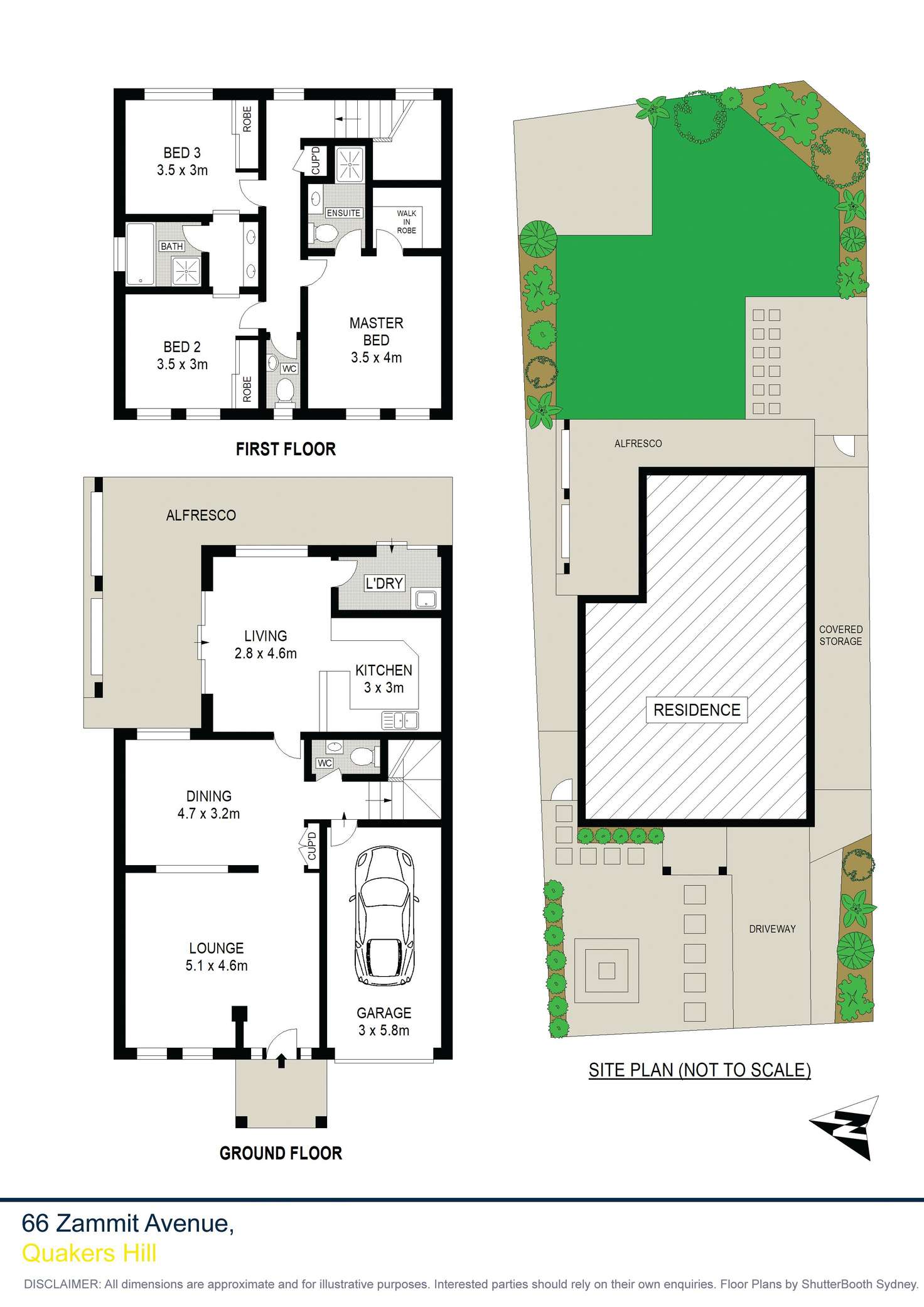 Floorplan of Homely house listing, 66 Zammit Avenue, Quakers Hill NSW 2763