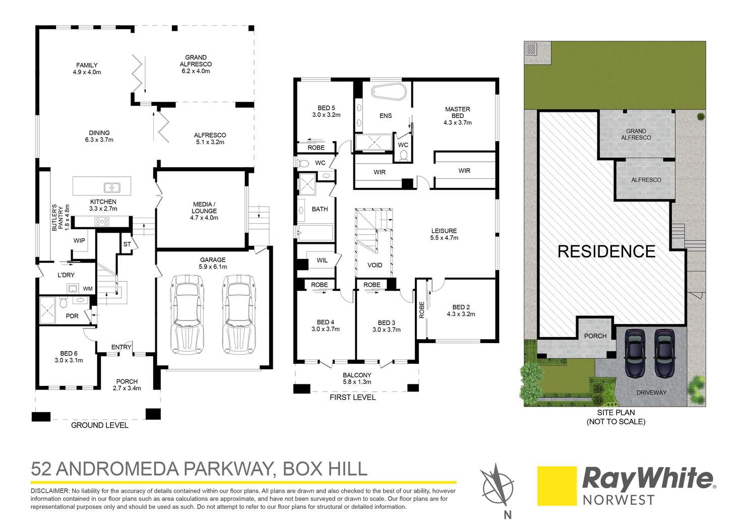 Floorplan of Homely house listing, 52 Andromeda Parkway, Box Hill NSW 2765