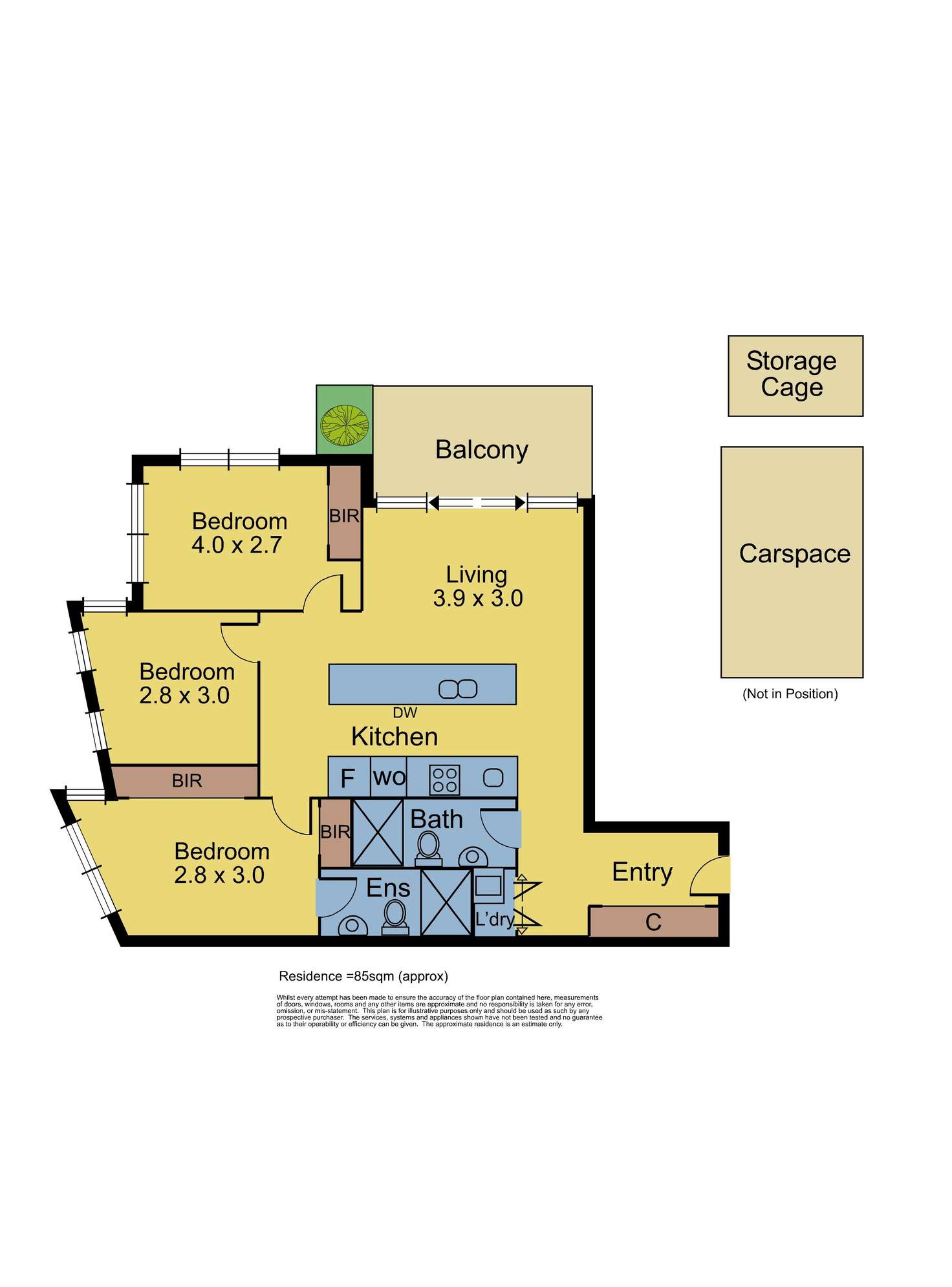 Floorplan of Homely apartment listing, 215/210 Reynolds Road, Doncaster East VIC 3109
