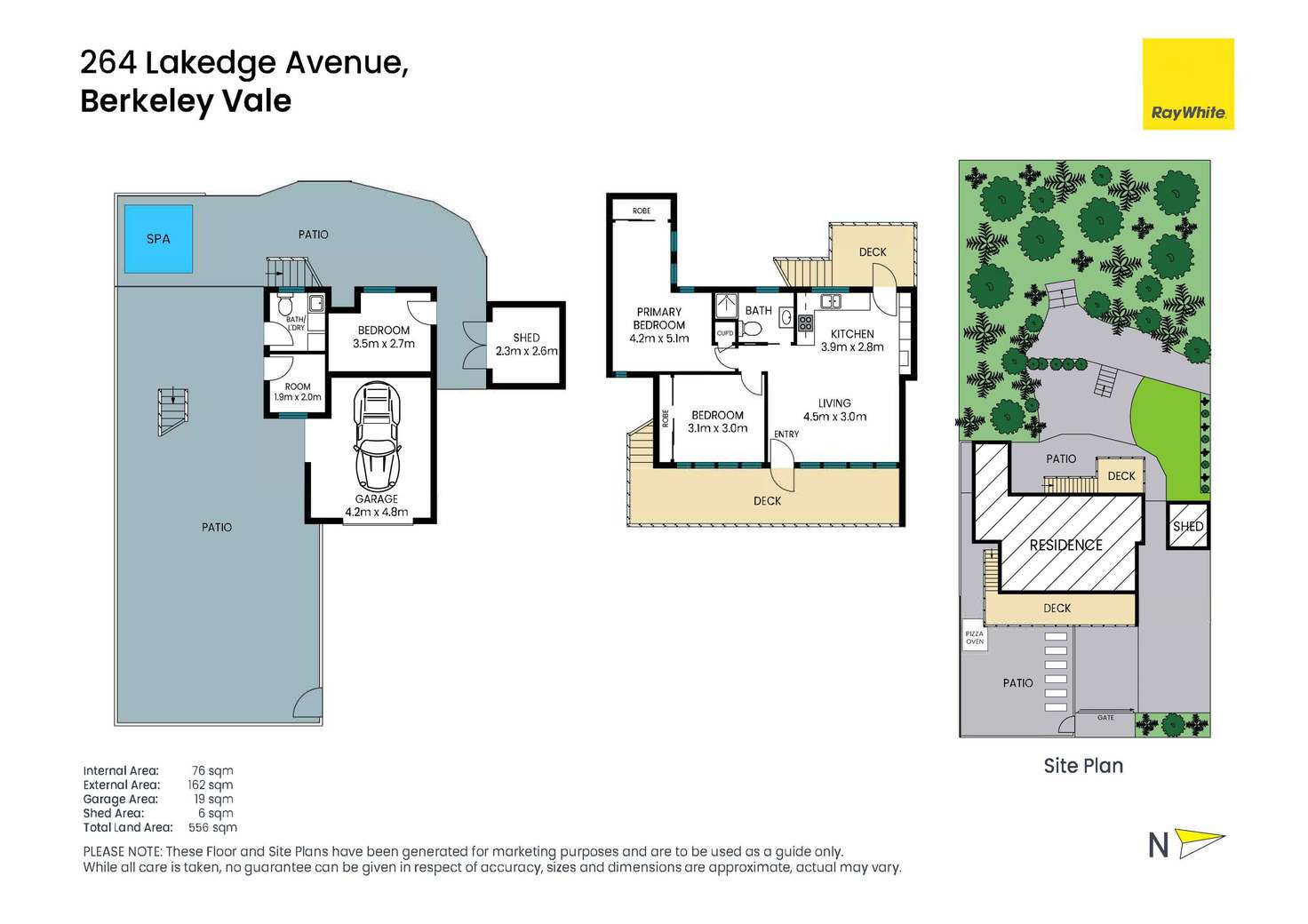 Floorplan of Homely house listing, 264 Lakedge Avenue, Berkeley Vale NSW 2261