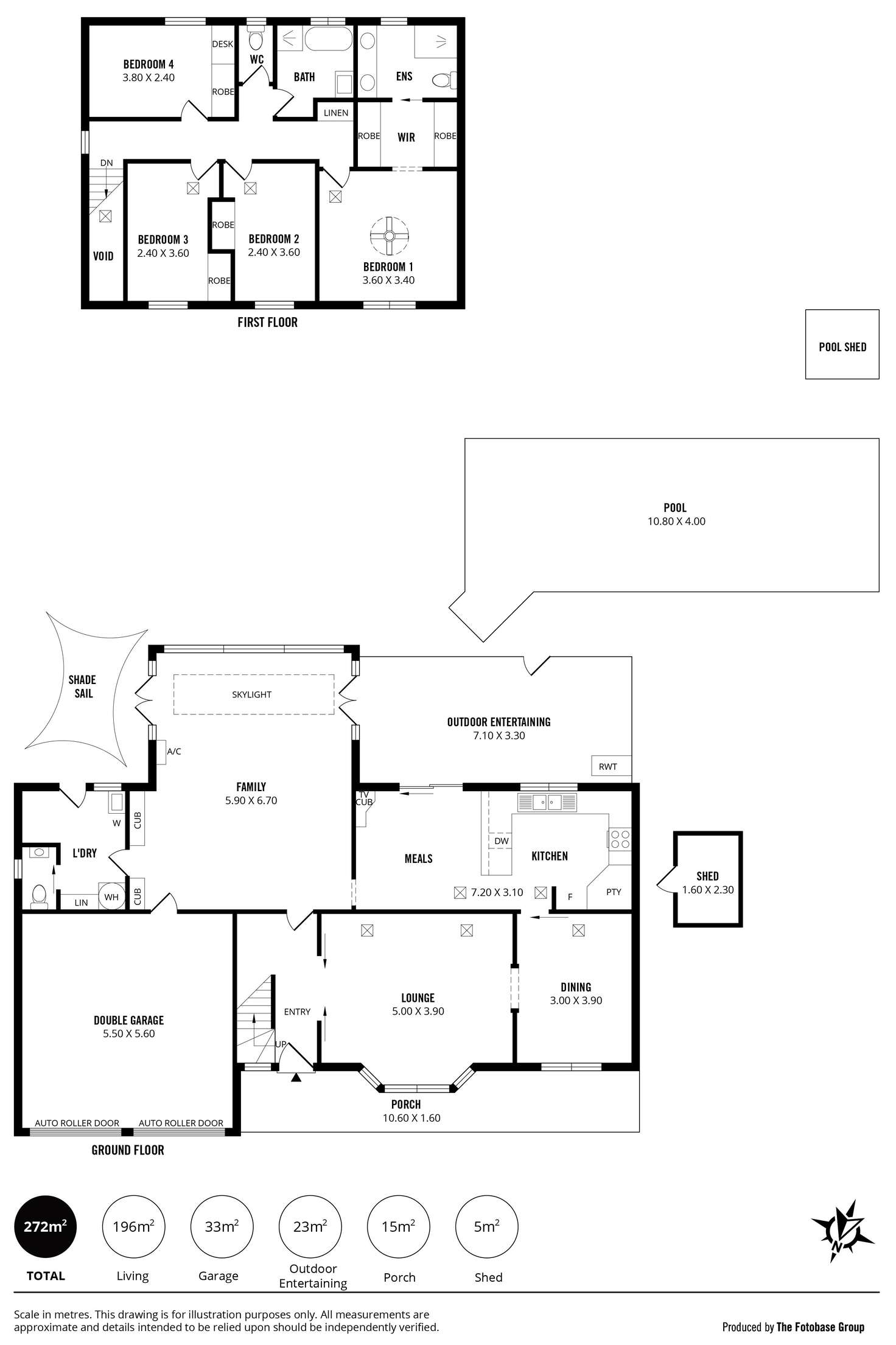 Floorplan of Homely house listing, 13 Brightman Street, Flagstaff Hill SA 5159