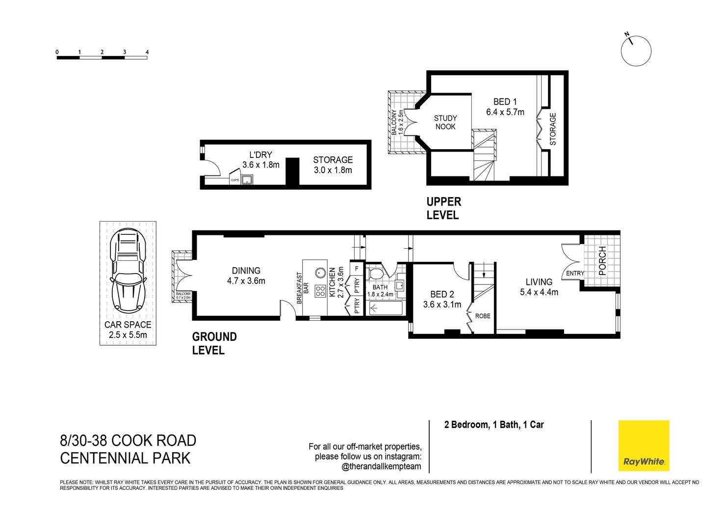 Floorplan of Homely apartment listing, 8/30-38 Cook Road, Centennial Park NSW 2021
