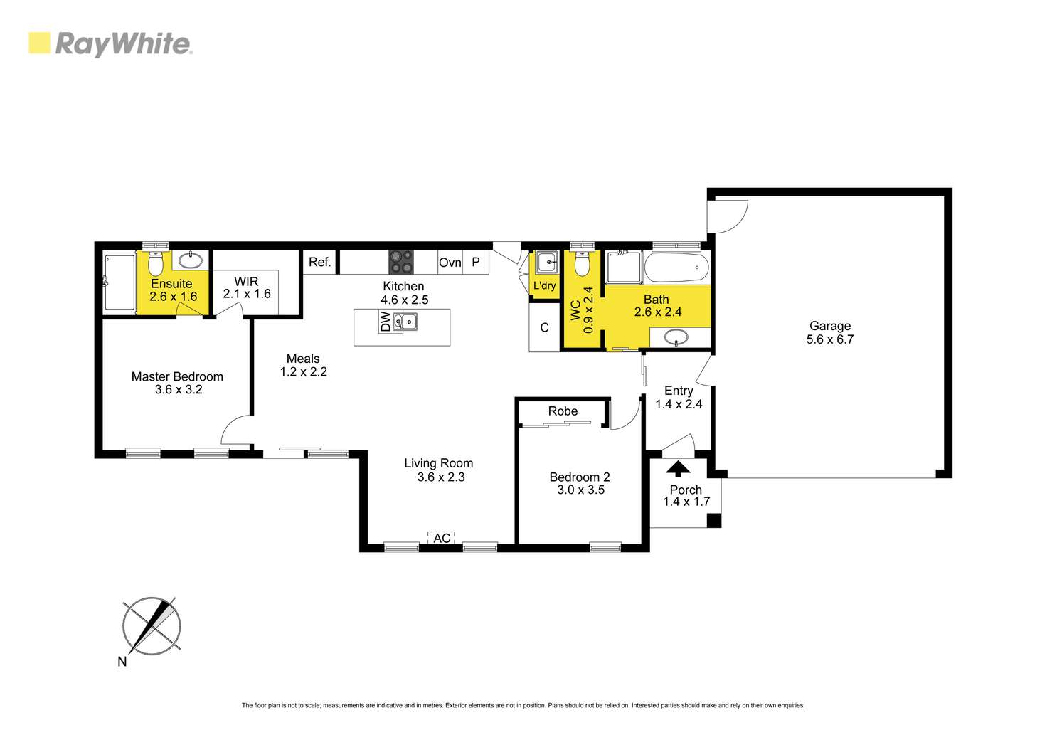 Floorplan of Homely unit listing, 2/908 Geelong Road, Canadian VIC 3350