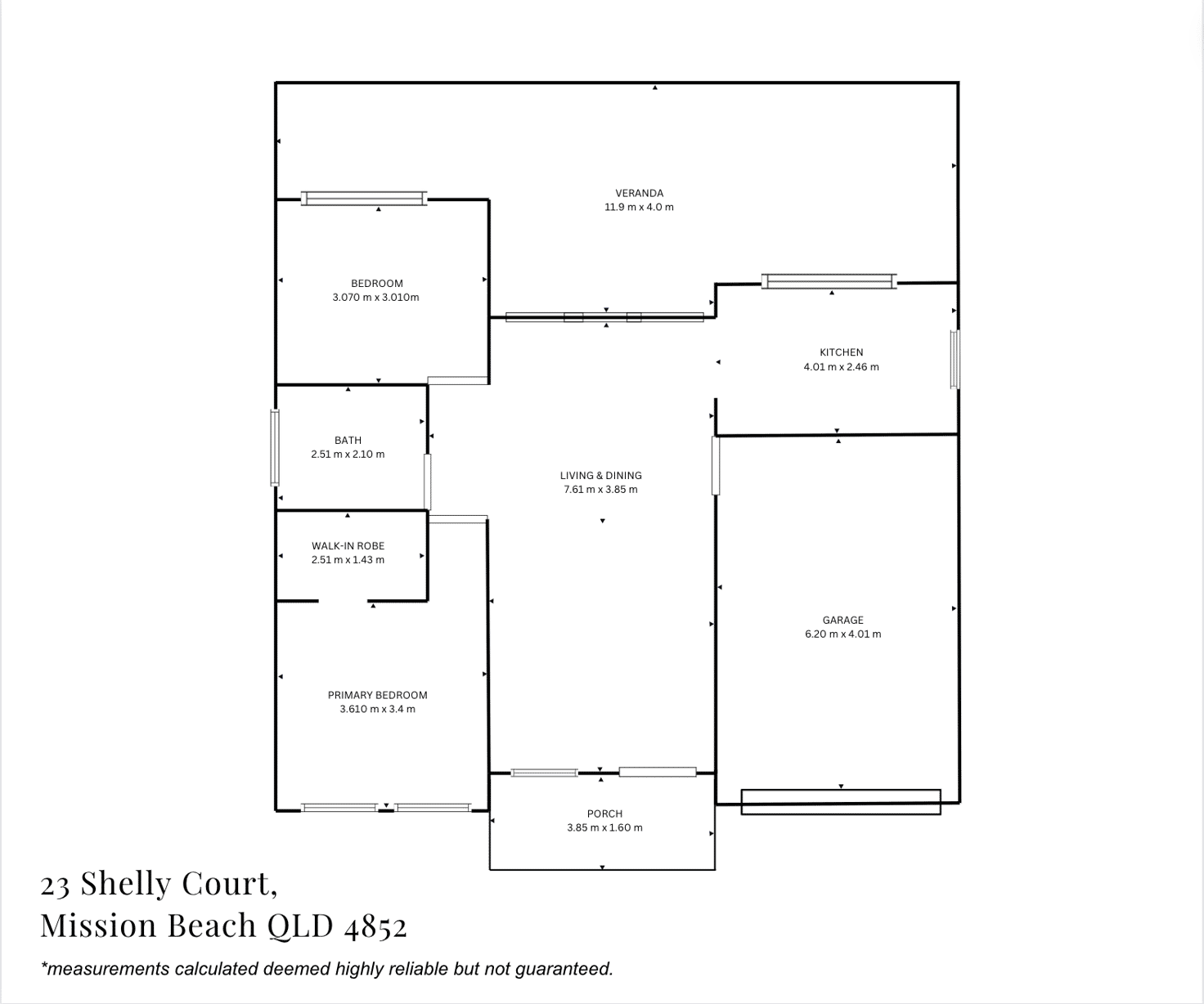 Floorplan of Homely house listing, 23 Shelly Court, Mission Beach QLD 4852