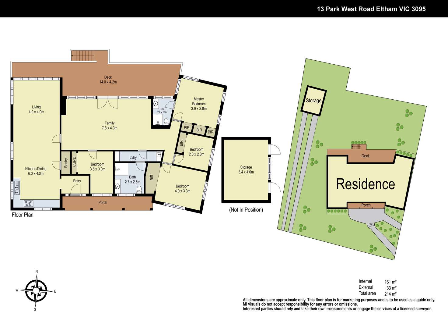 Floorplan of Homely house listing, 13 Park West Road, Eltham VIC 3095
