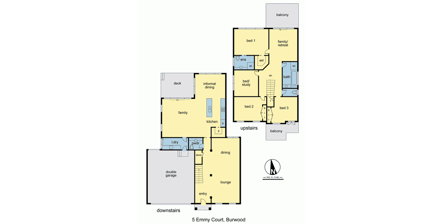 Floorplan of Homely house listing, 5 Emmy Court, Burwood VIC 3125
