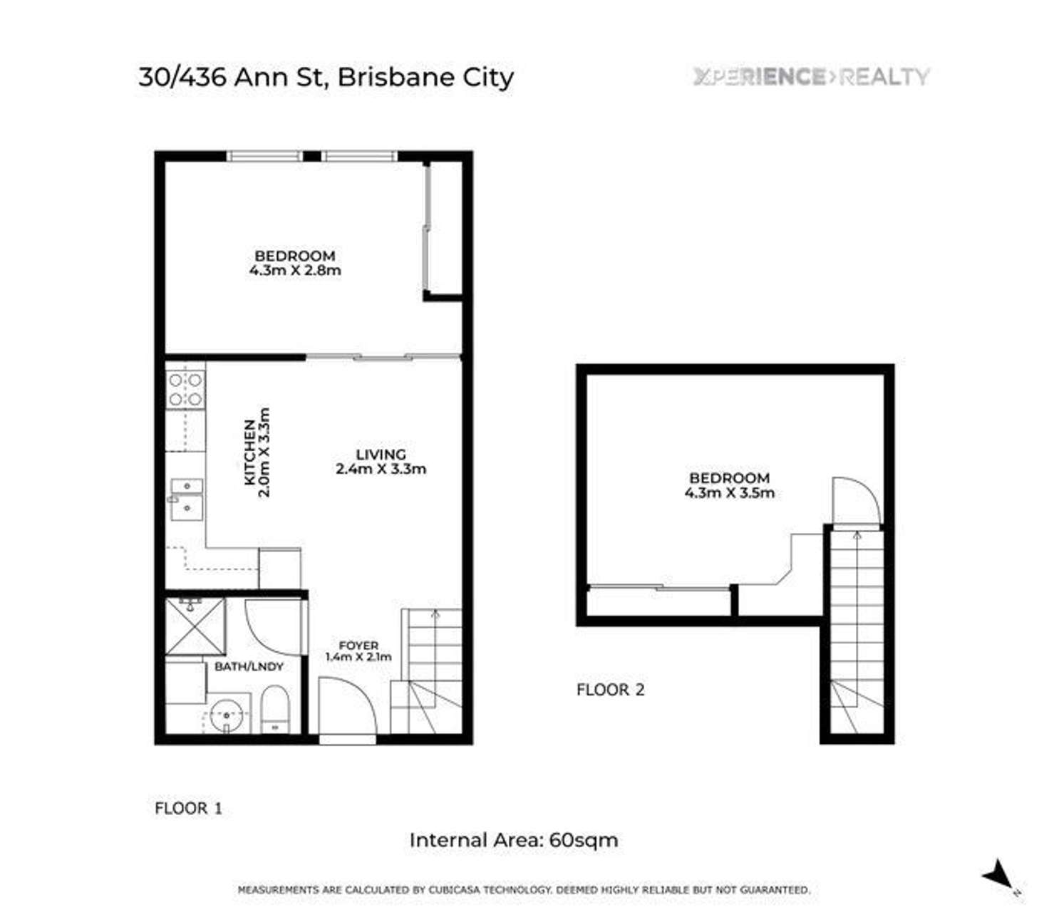 Floorplan of Homely unit listing, 30/436 Ann Street, Brisbane City QLD 4000