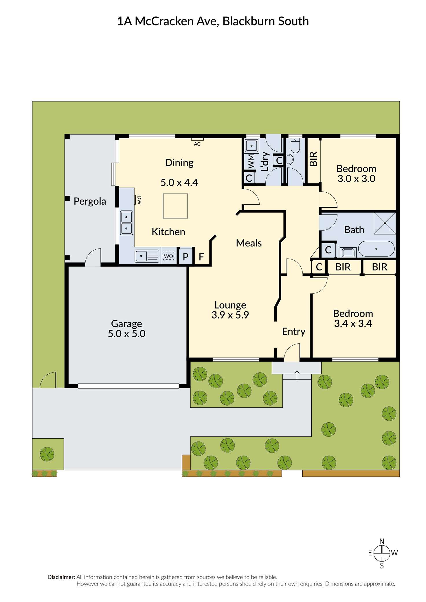 Floorplan of Homely house listing, 1A McCracken Avenue, Blackburn South VIC 3130