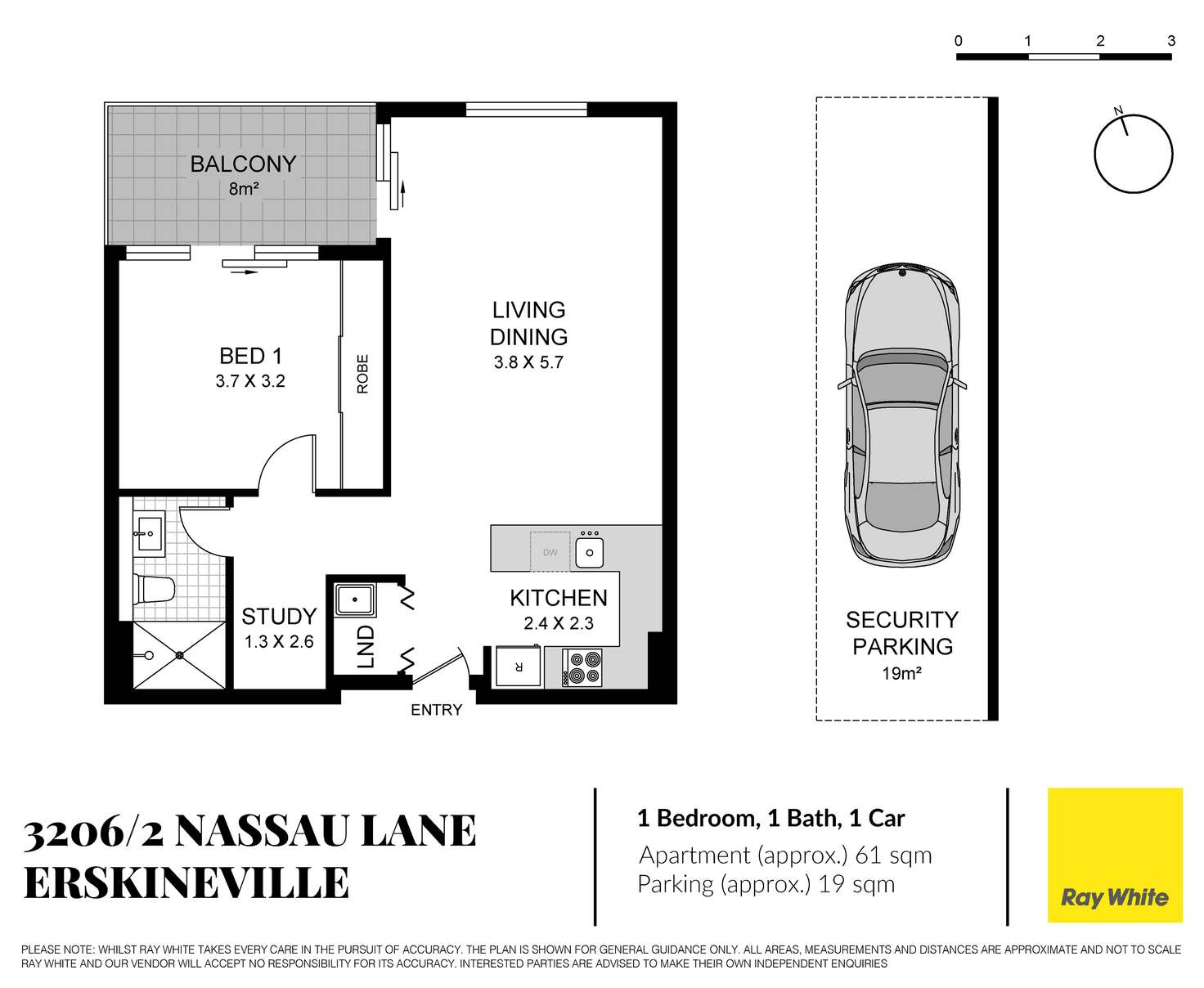Floorplan of Homely apartment listing, 3206/2 Nassau Lane, Erskineville NSW 2043