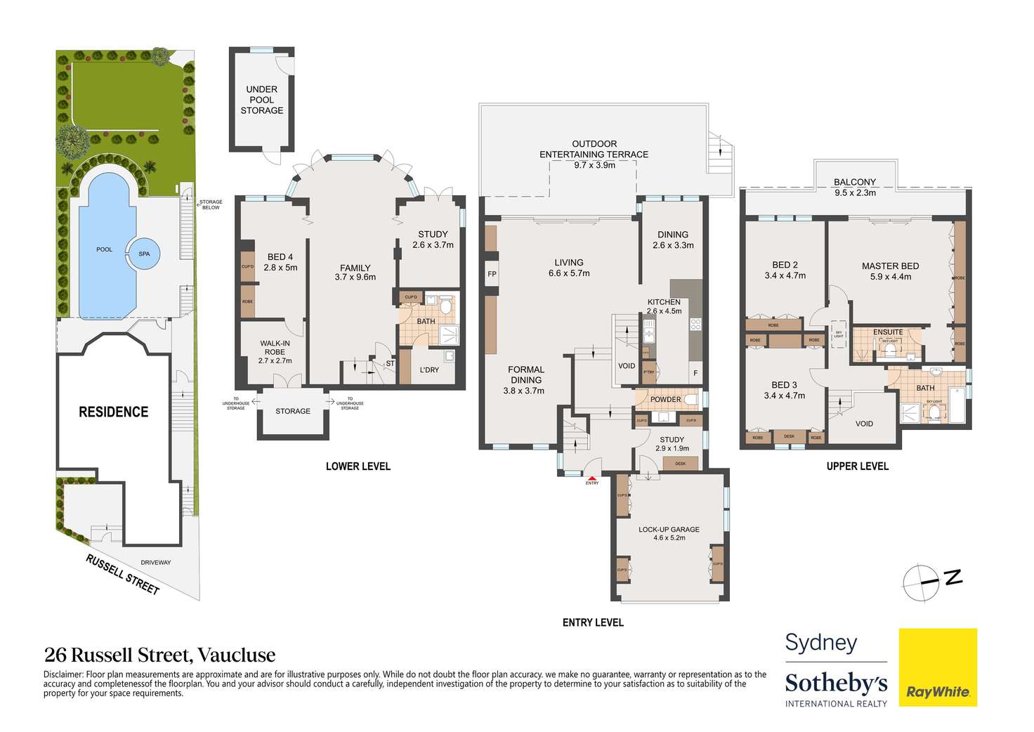 Floorplan of Homely house listing, 26 Russell Street, Vaucluse NSW 2030