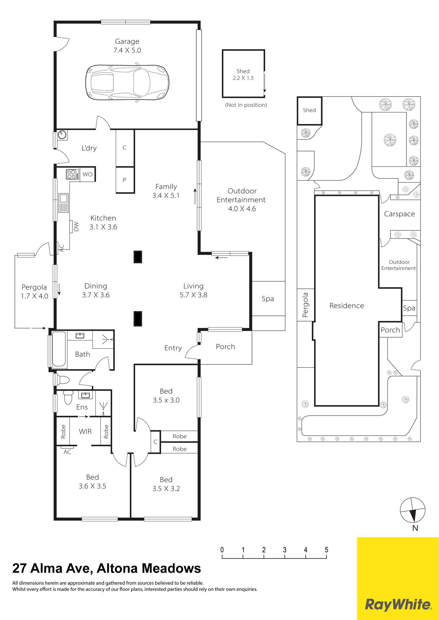Floorplan of Homely house listing, 27 Alma Avenue, Altona Meadows VIC 3028
