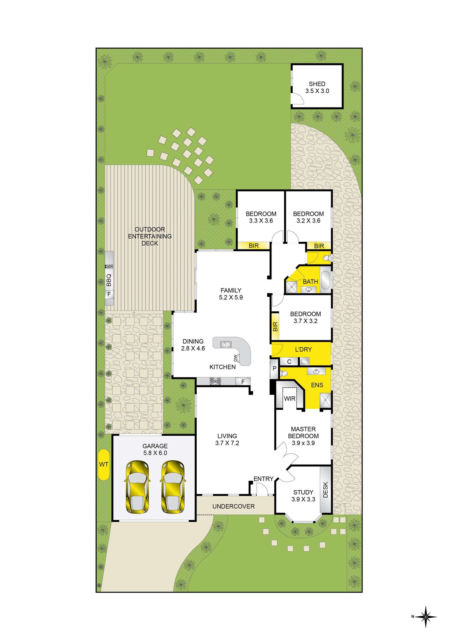 Floorplan of Homely house listing, 16 Daly Boulevard, Highton VIC 3216
