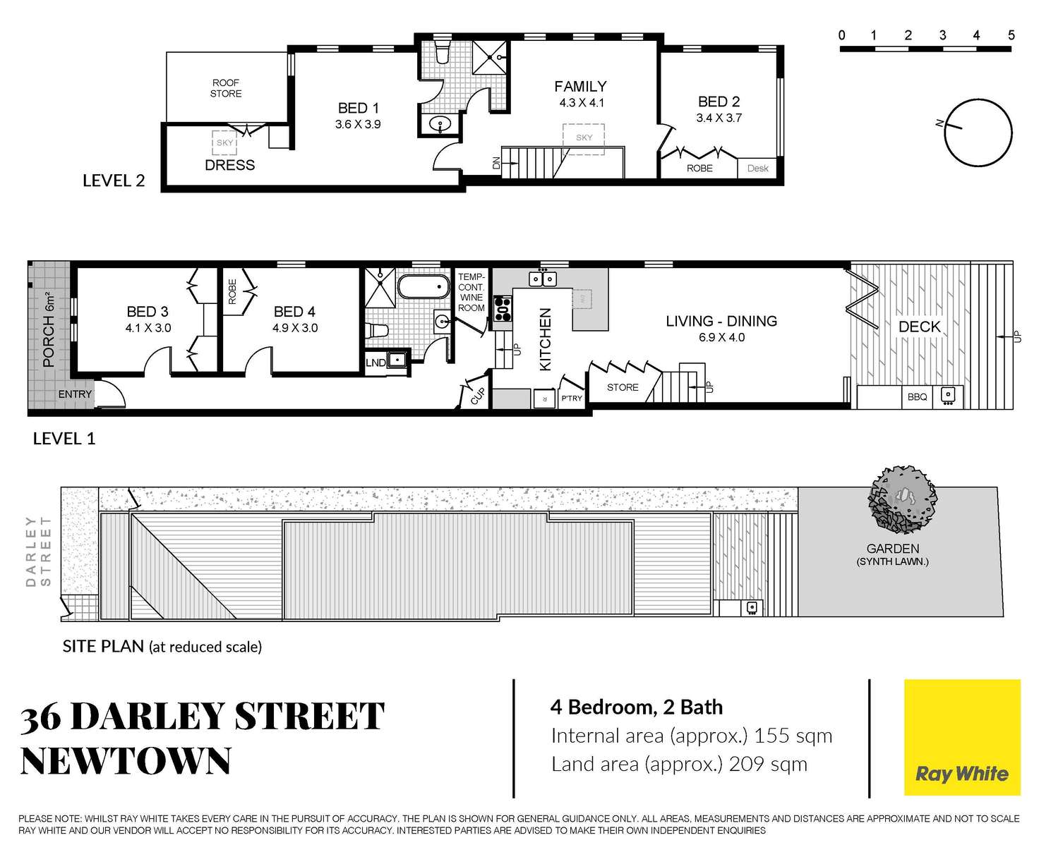 Floorplan of Homely house listing, 36 Darley Street, Newtown NSW 2042