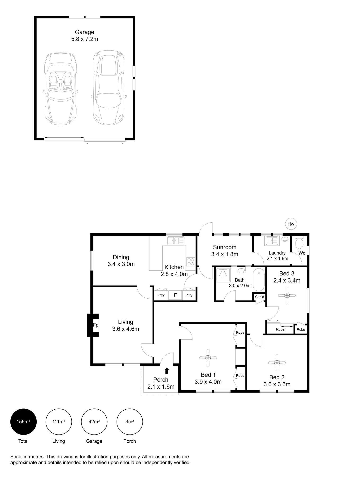 Floorplan of Homely house listing, 3 Richard Street, Findon SA 5023