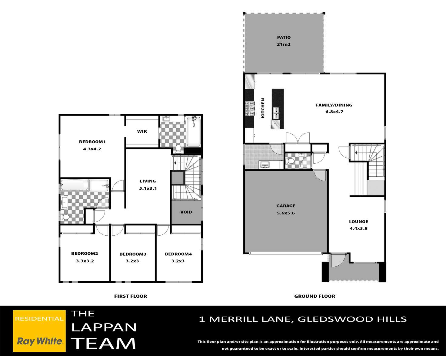 Floorplan of Homely house listing, 1 Merrill Lane, Gledswood Hills NSW 2557