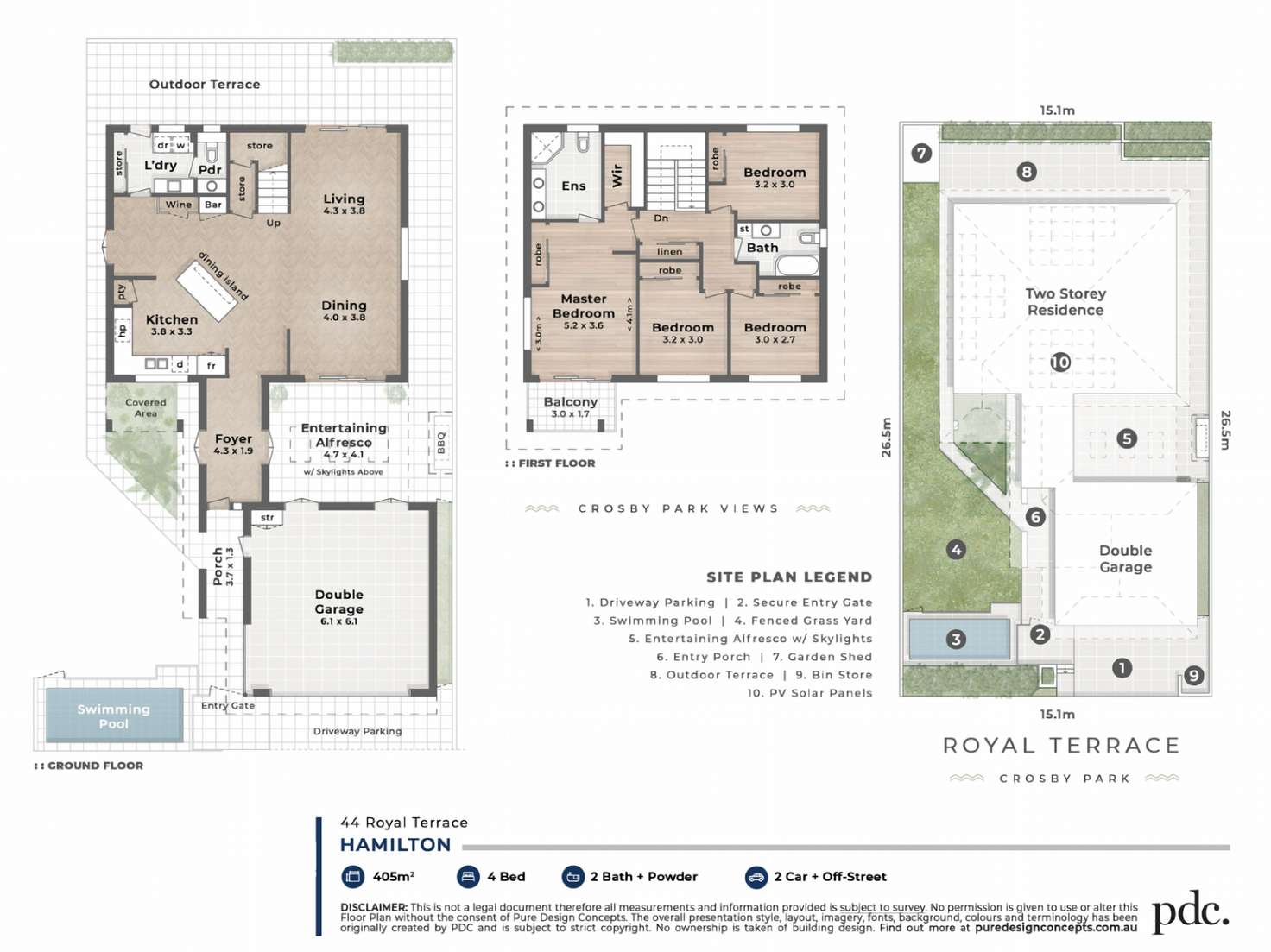 Floorplan of Homely house listing, 44 Royal Terrace, Hamilton QLD 4007
