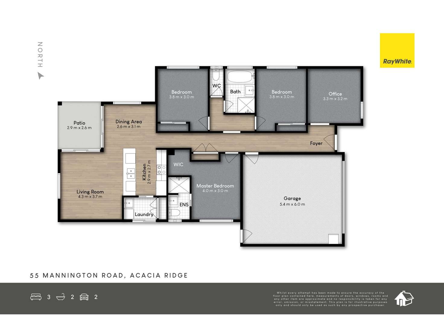 Floorplan of Homely house listing, 55 Mannington Road, Acacia Ridge QLD 4110