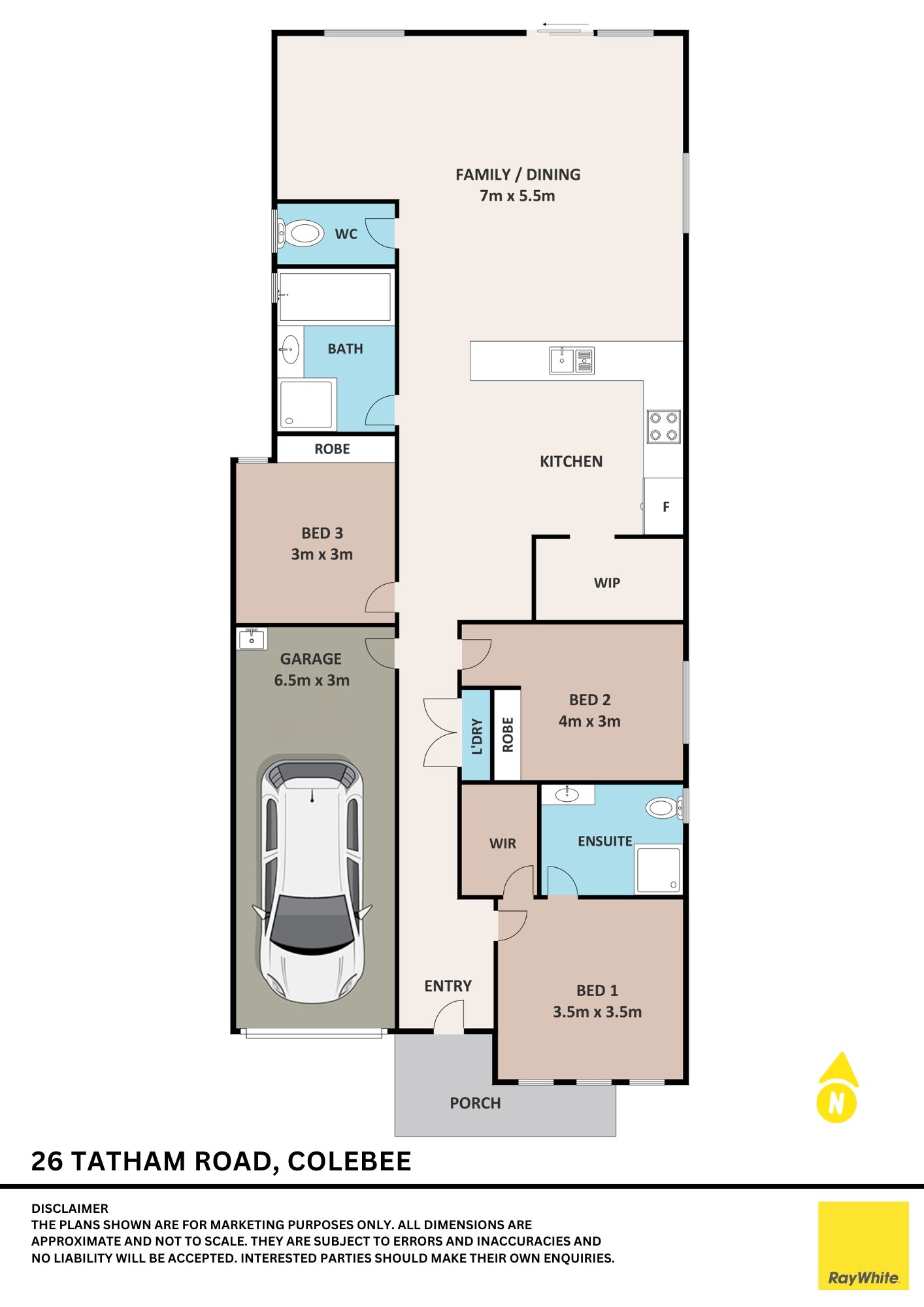 Floorplan of Homely house listing, 26 Tatham Road, Colebee NSW 2761