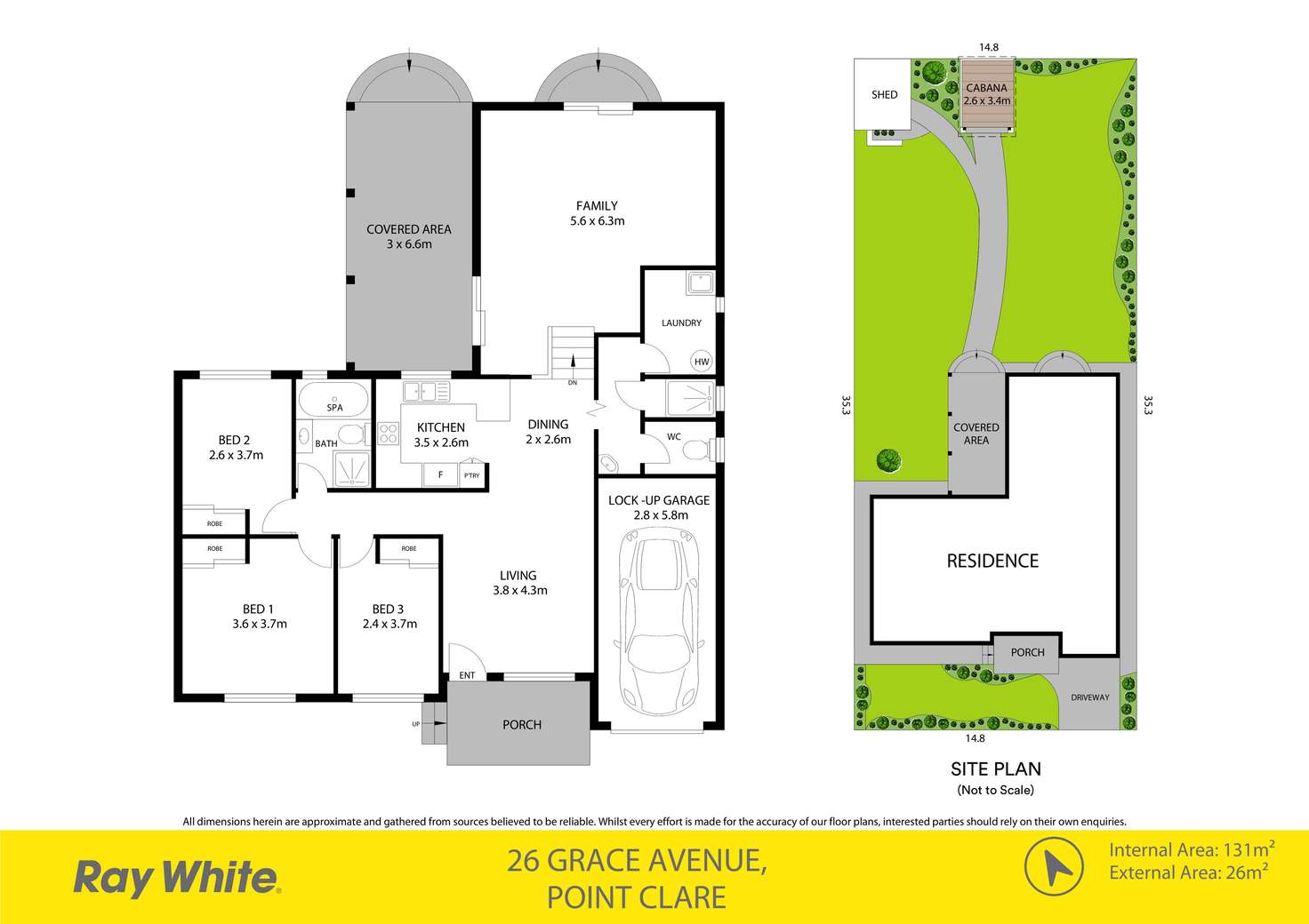 Floorplan of Homely house listing, 26 Grace Avenue, Point Clare NSW 2250