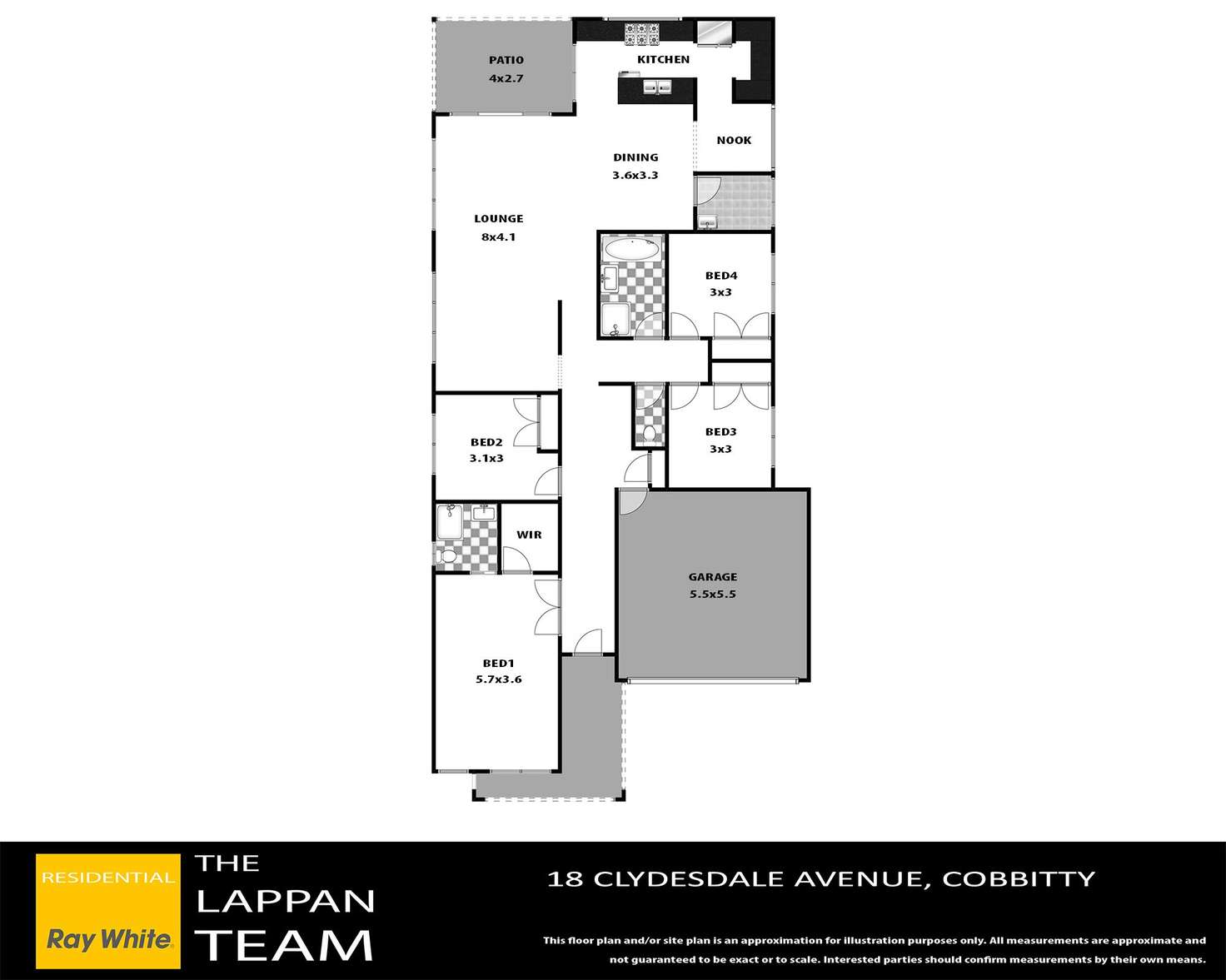 Floorplan of Homely house listing, 18 Clydesdale Road, Cobbitty NSW 2570