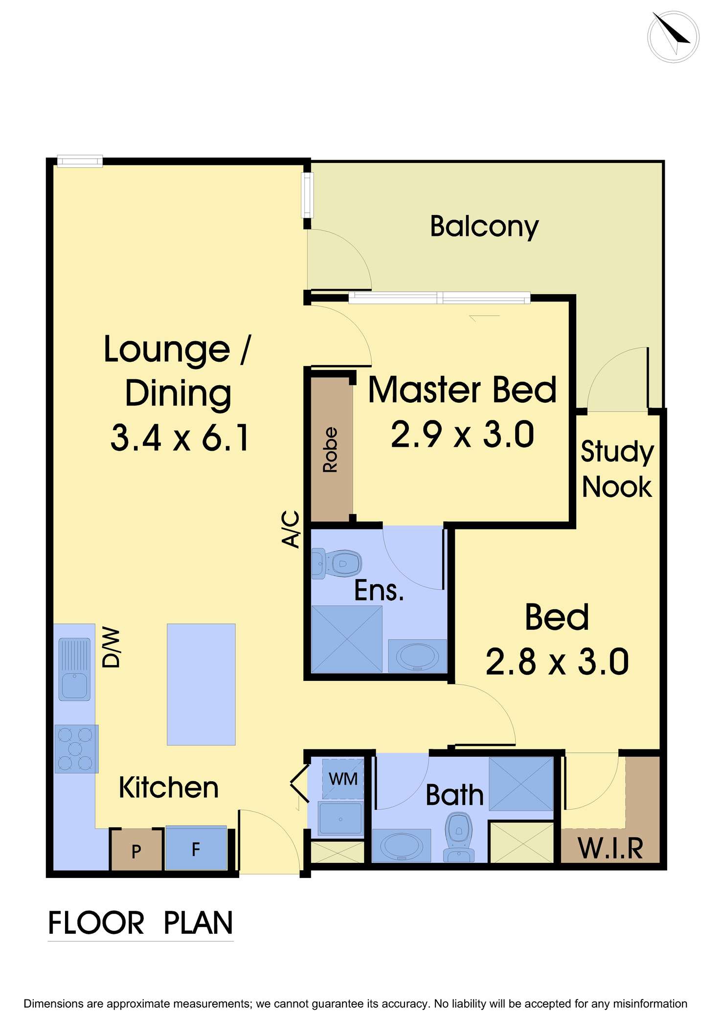 Floorplan of Homely apartment listing, 304/40 Bush Boulevard, Mill Park VIC 3082